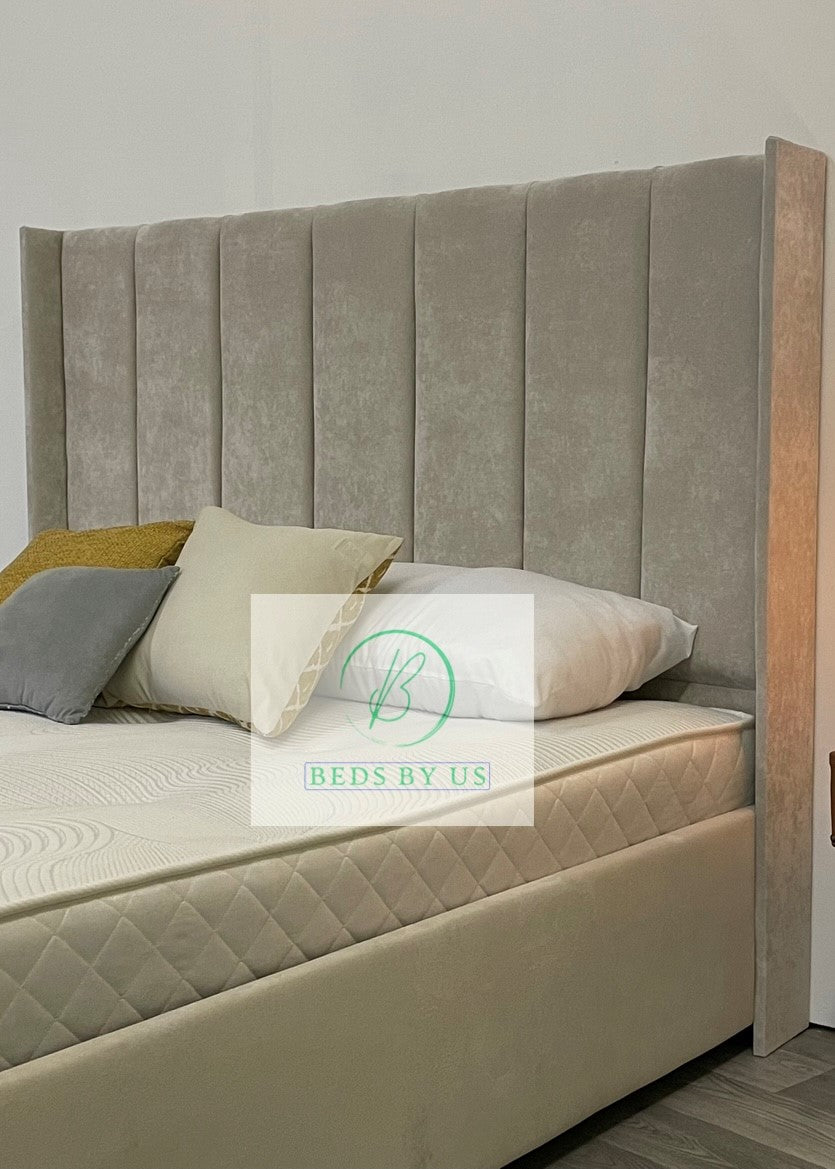 Straight Wing Panel Bed